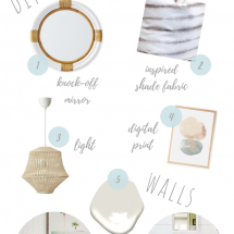 One room, one month, $100!  I'm participating in the $100 Room Challenge in hopes to take my powder room from boring to beautiful!  Read on to learn more about this challenge and to see what my plans are in order to refresh my little bathroom!